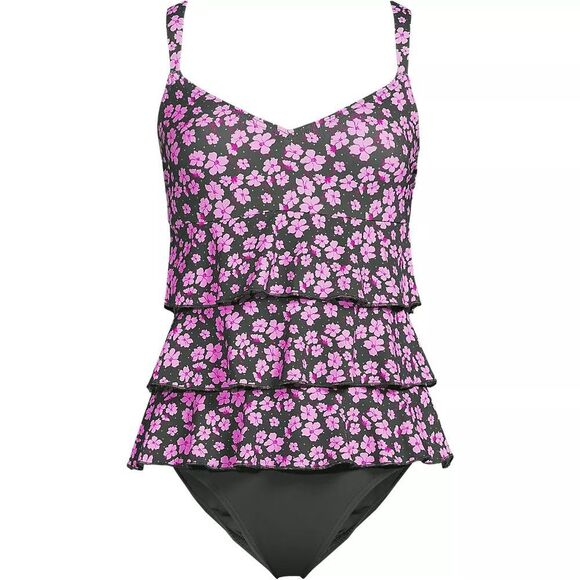 Lands' End Other - Women's Ruffle Fauxkini One Piece Swimsuit NWT Plus Size Bathing Suit Size 20W